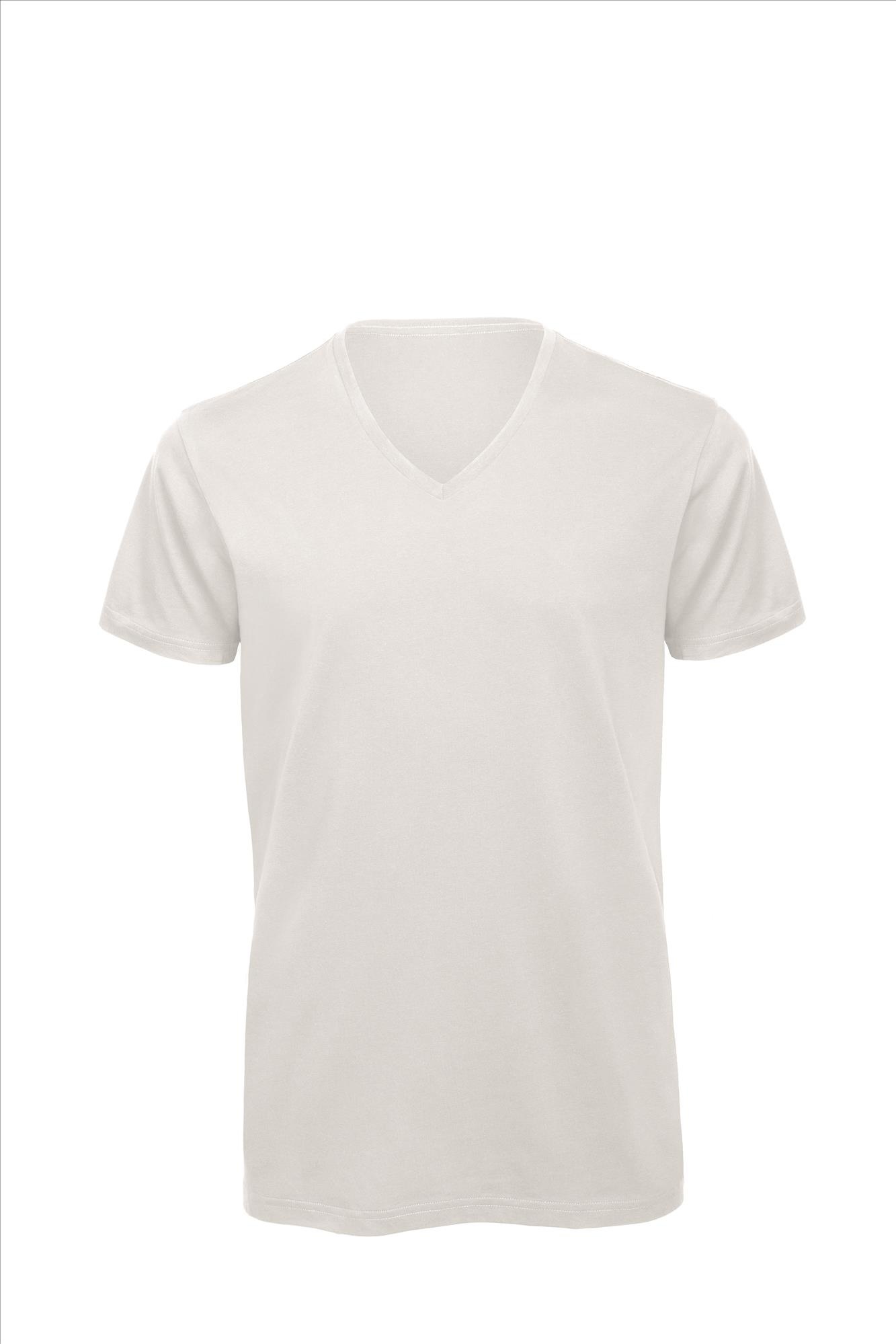B&C heren t-shirt v-hals afbeelding