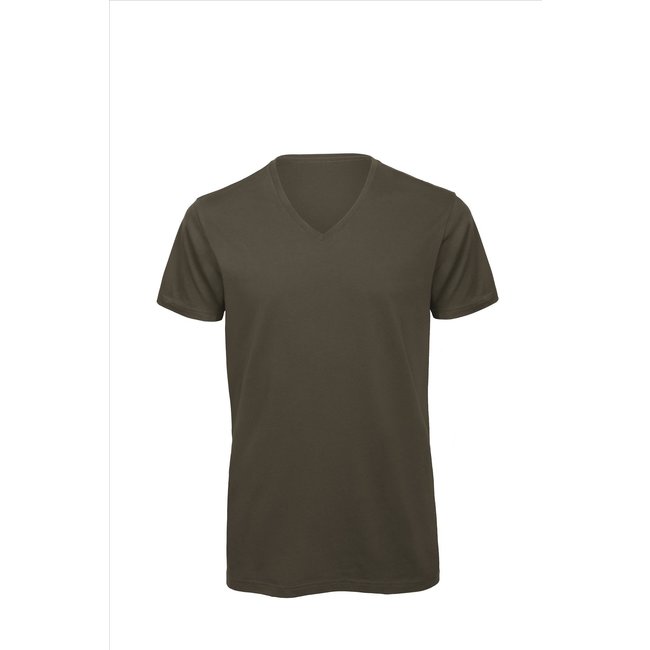 B&C  heren t-shirt v-hals
