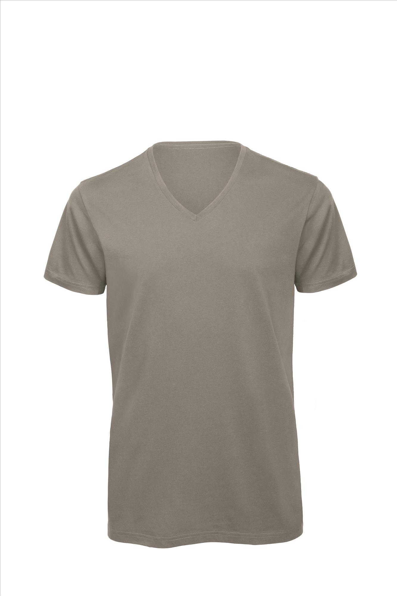 B&C heren t-shirt v-hals afbeelding