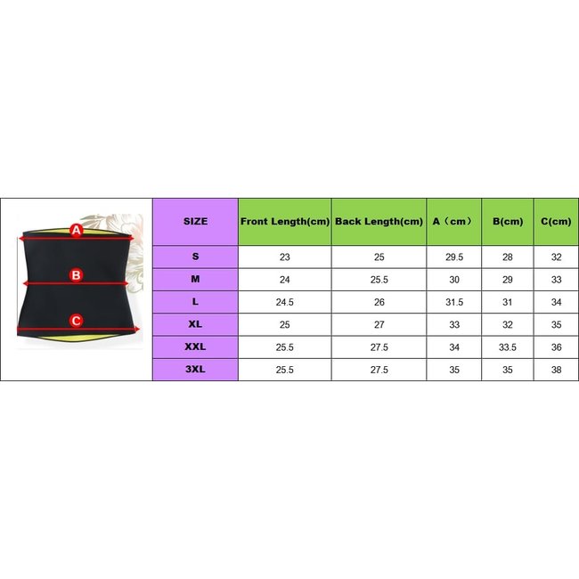 Plein Shops Thermal Fitnessgürtel, Schwitzgürtel