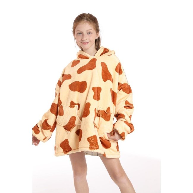 Hoodie Deken Kinder Giraffe