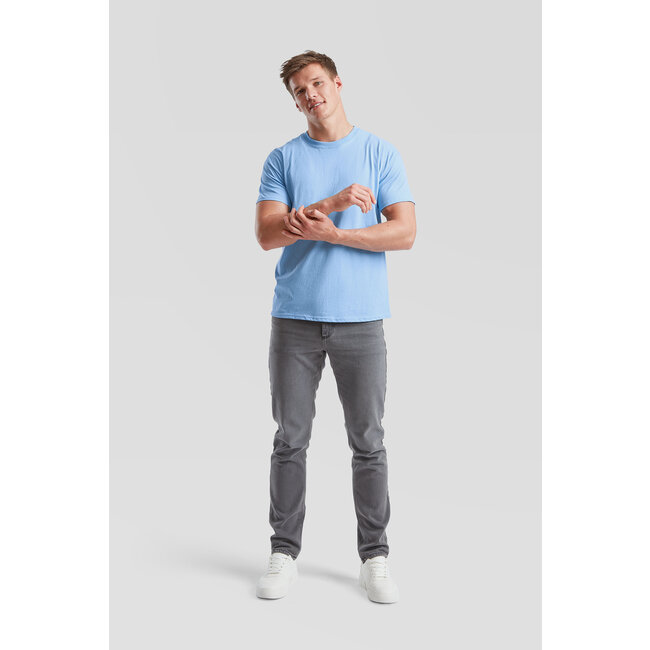 Fruit of the Loom 12er-pack weisse T-shirts mit Rundhals