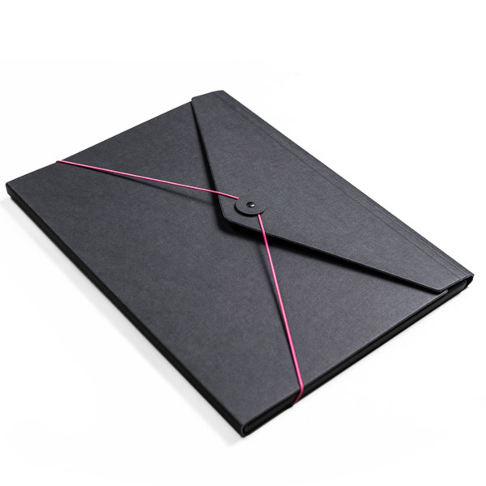 Envelope Folder with pink elastics