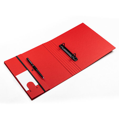 Luxe ringband A5 rood