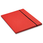 Stylish solid elasto folder A3 red