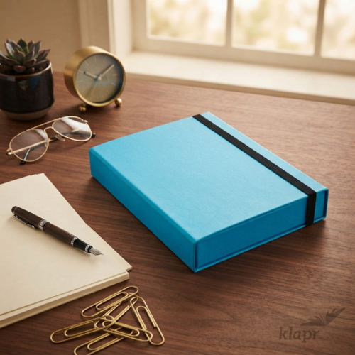 Opbergbox A4 blauw