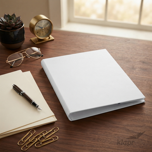 Luxury binder A4 white