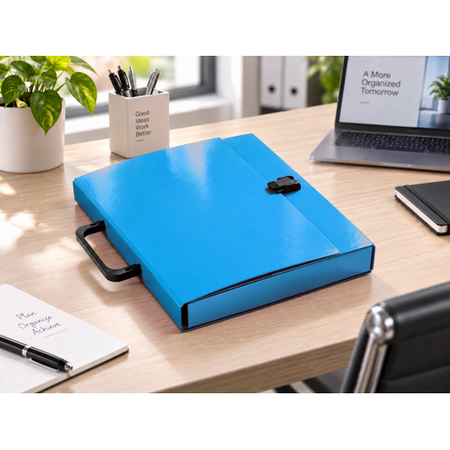 Briefcase A4 Blue