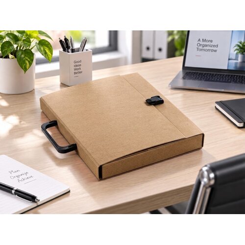 Briefcase A4 Kraft