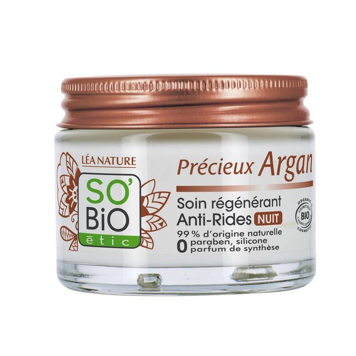 SO'BiO étic Précieux Anti-Falten regenerierende Nachtcreme