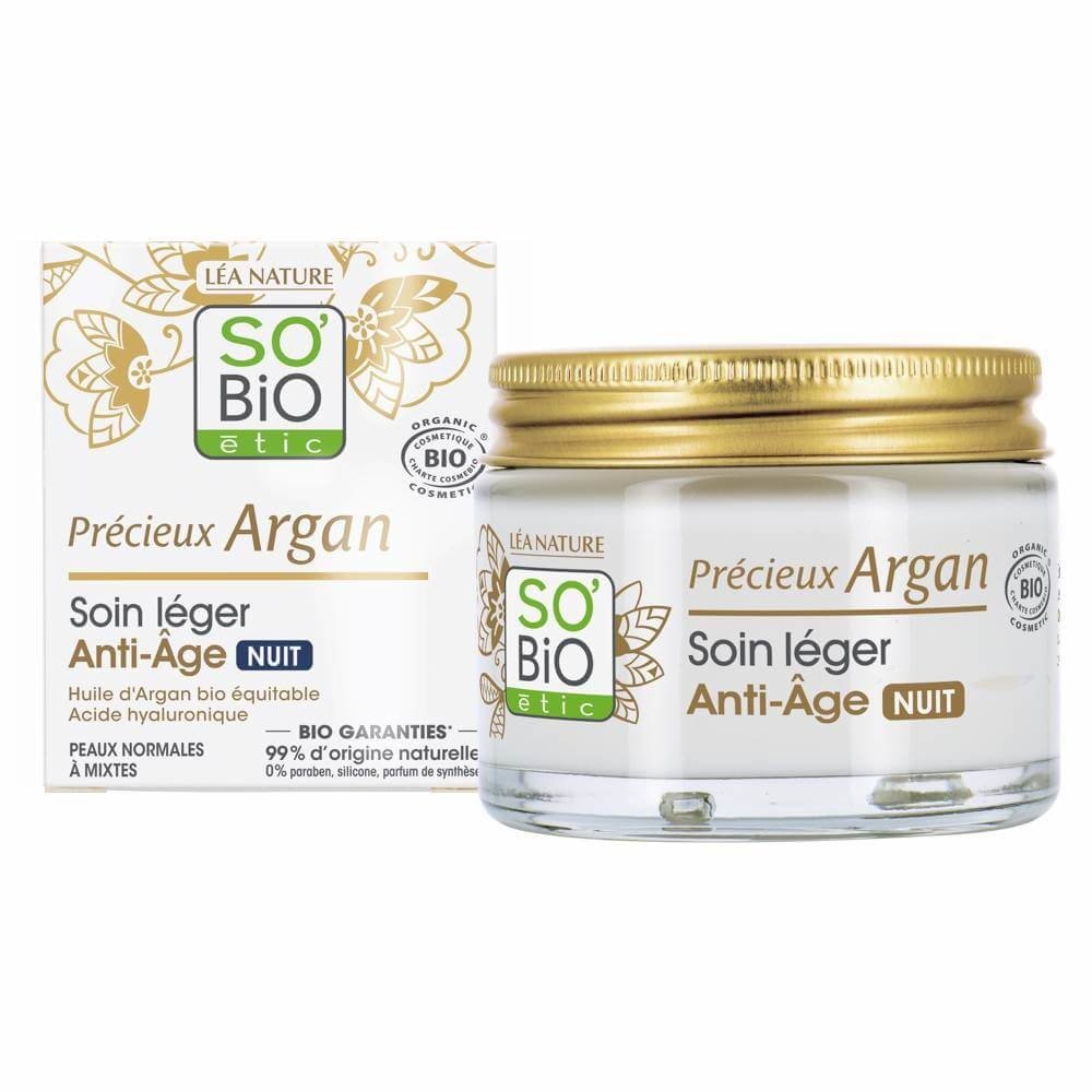 SO'BiO étic Précieux Argan Anti-Aging Night Fluid