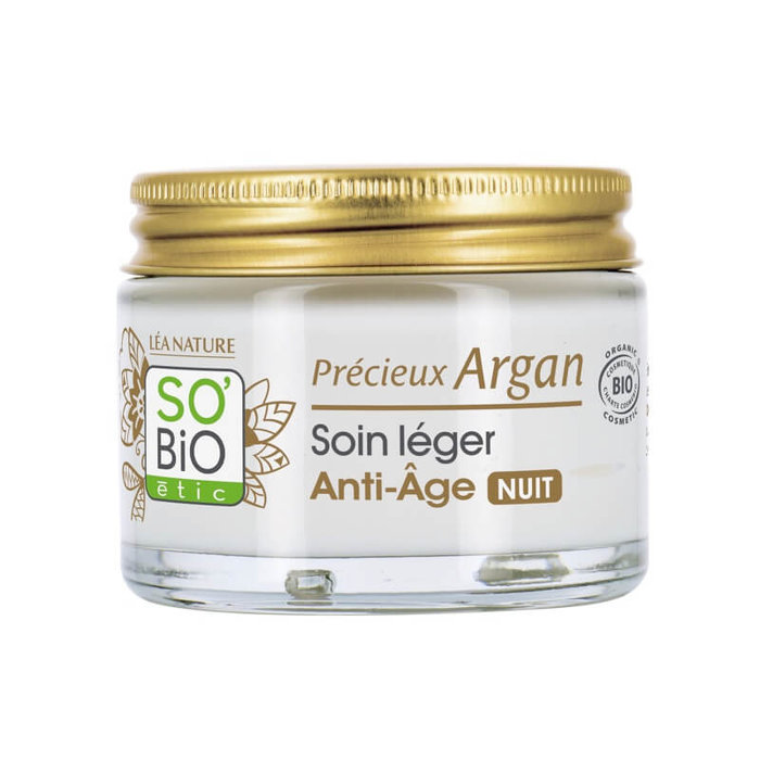 SO'BiO étic Précieux Argan Anti-Aging Light Cream Night SO'BiO étic Précieux Argan Anti-Aging Light Cream Night