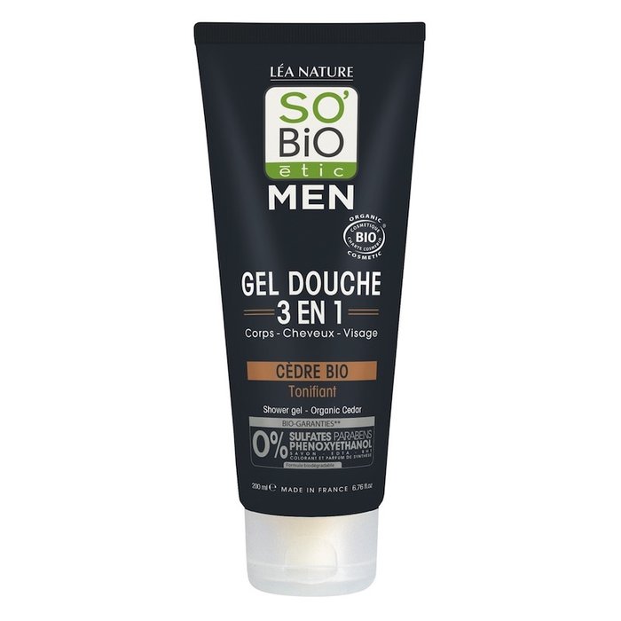 SO'BiO étic for Men Shower Gel 3 in 1 Cedar SO'BiO étic for Men Shower Gel 3 in 1 Cedar
