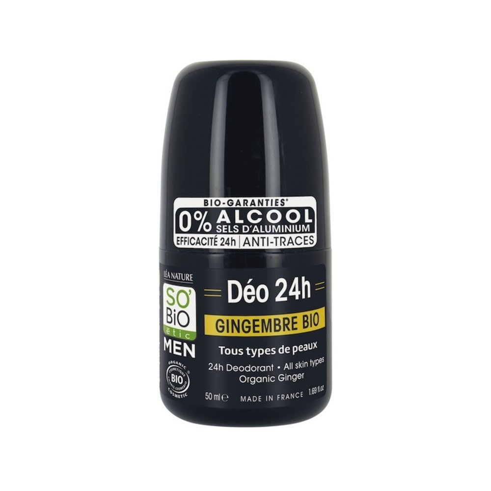SO'BiO étic for Men 24H Deodorant Roll-On Ginger SO'BiO étic for Men 24H Deodorant Roll-On Ginger