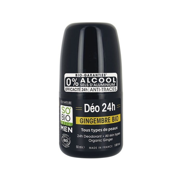 SO'BiO étic for Men 24H Deodorant Roll-On Ginger SO'BiO étic for Men 24H Deodorant Roll-On Ginger