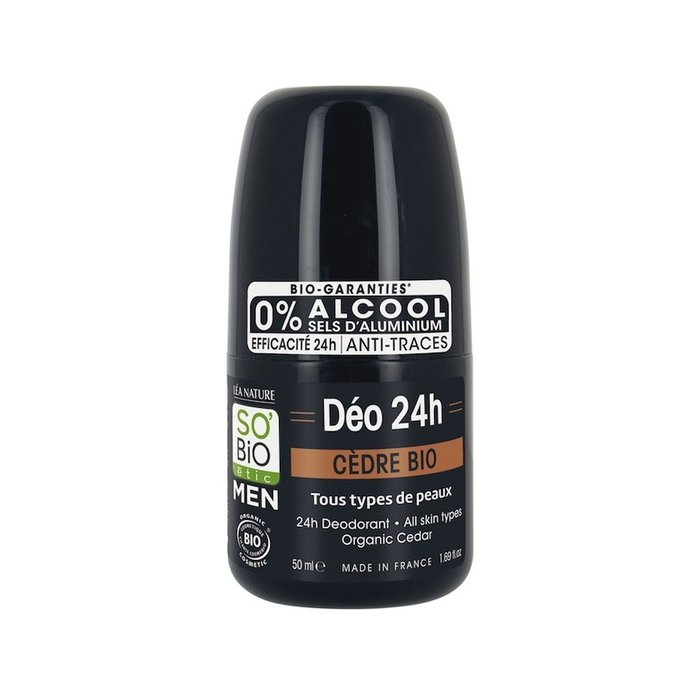 SO'BiO étic for Men 24H Deodorant Roll-On Cedar SO'BiO étic for Men 24H Deodorant Roll-On Cedar