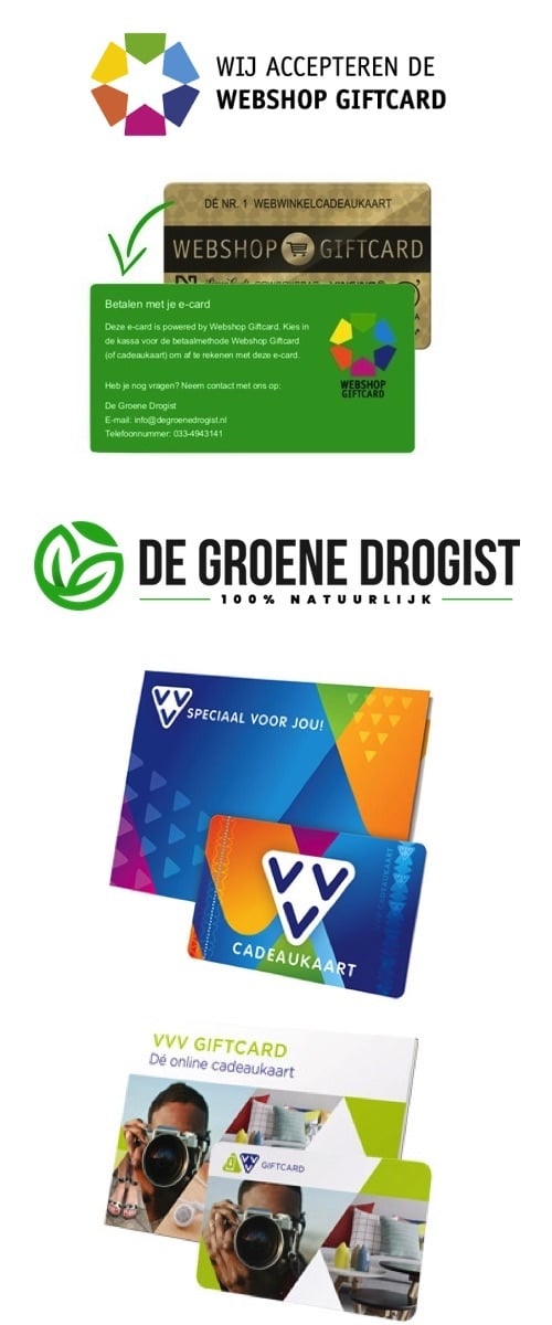 Webshop Giftcard of VVV Cadeaukaart besteden?