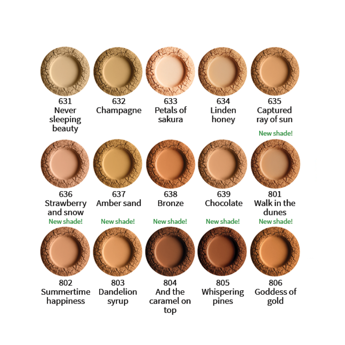 Uoga Uoga Foundation Powder 637 Amber Sand SPF15 Uoga Uoga Foundation Powder 637 Amber Sand SPF15