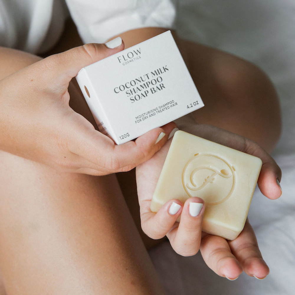 Flow Cosmetics Coconut Milk Shampoo Bar Flow Cosmetics Coconut Milk Shampoo Bar