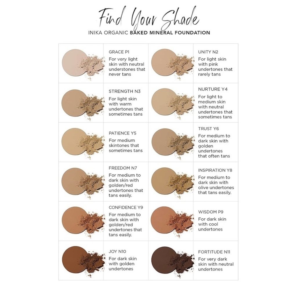INIKA Organic Baked Mineral Foundation Strength INIKA Organic Baked Mineral Foundation Strength