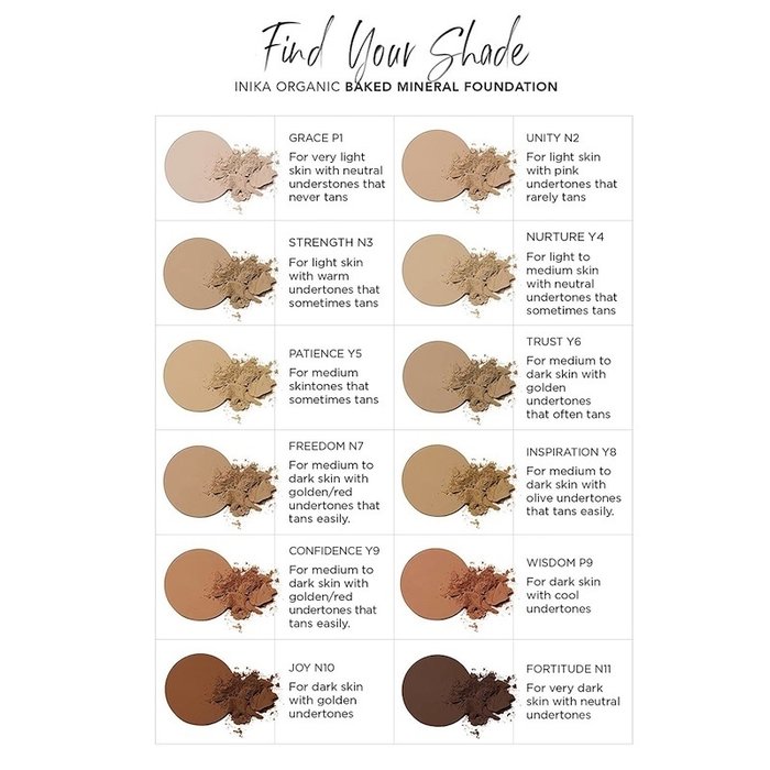 INIKA Organic Baked Mineral Foundation Strength INIKA Organic Baked Mineral Foundation Strength