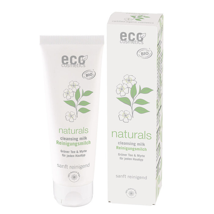 Eco Cosmetics Reinigingsmelk met Groene Thee en Myrthe Eco Cosmetics Reinigingsmelk met Groene Thee en Myrthe