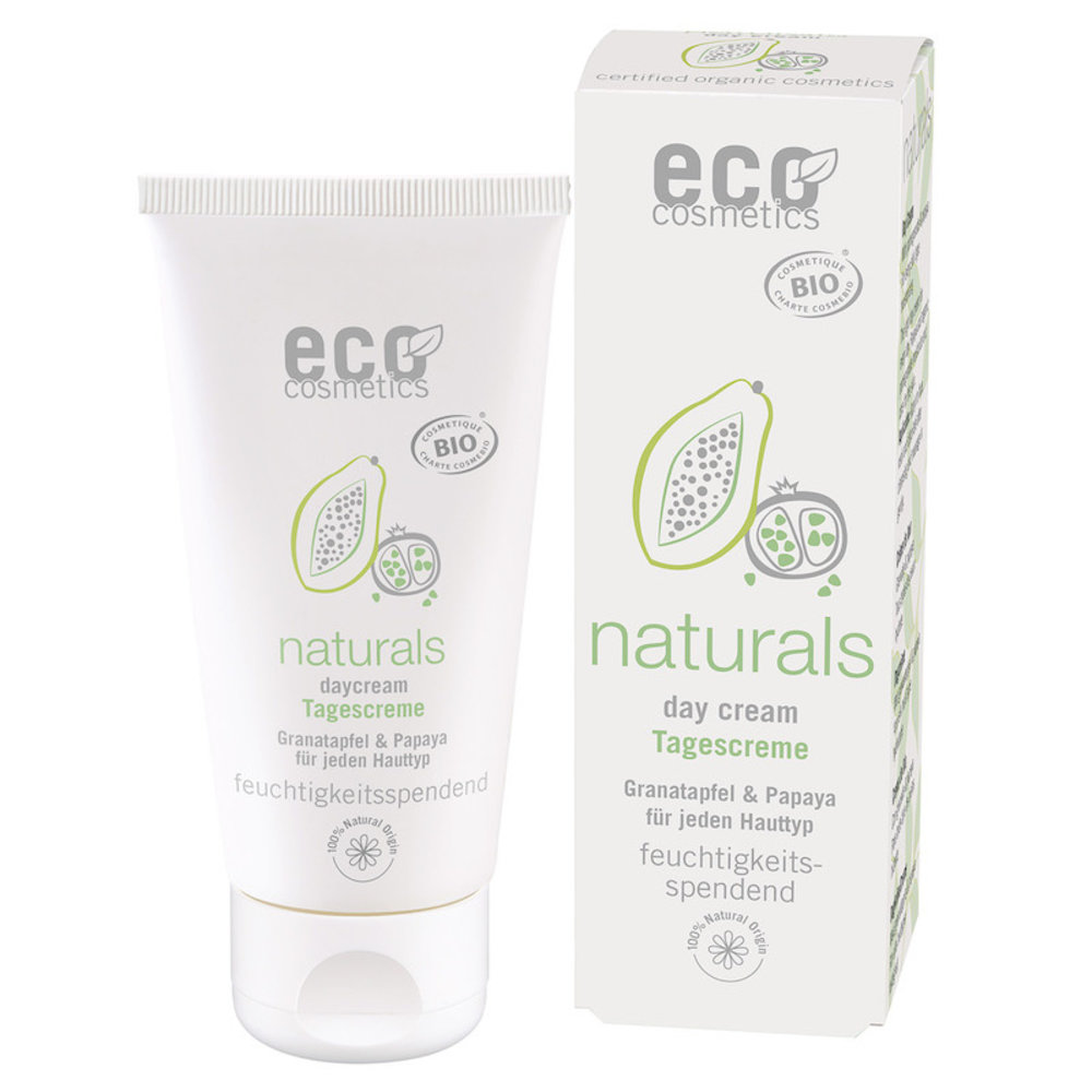 Eco Cosmetics Day Cream with Pomegranate and Papaya Eco Cosmetics Day Cream with Pomegranate and Papaya