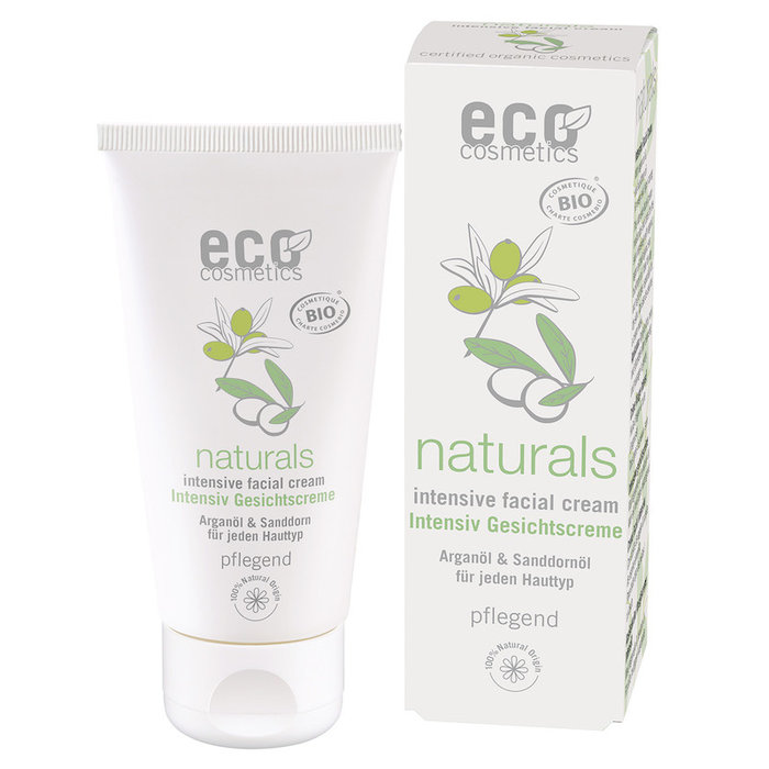 Eco Cosmetics Gesichtscreme Intensiv mit Arganöl und Sanddorn Eco Cosmetics Gesichtscreme Intensiv mit Arganöl und Sanddorn