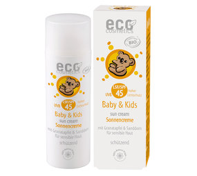 Eco Cosmetics Baby & Kids Zonnecrème SPF45 Eco Cosmetics Baby & Kids Zonnecrème SPF45