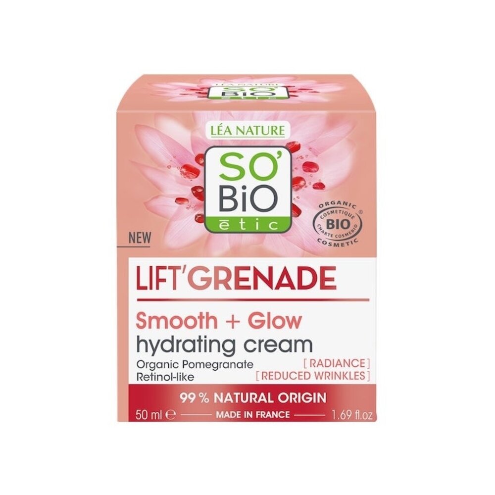 SO'BiO étic Lift Grenade Smooth & Glow Hydrating Day Cream SO'BiO étic Lift Grenade Smooth & Glow Hydrating Day Cream