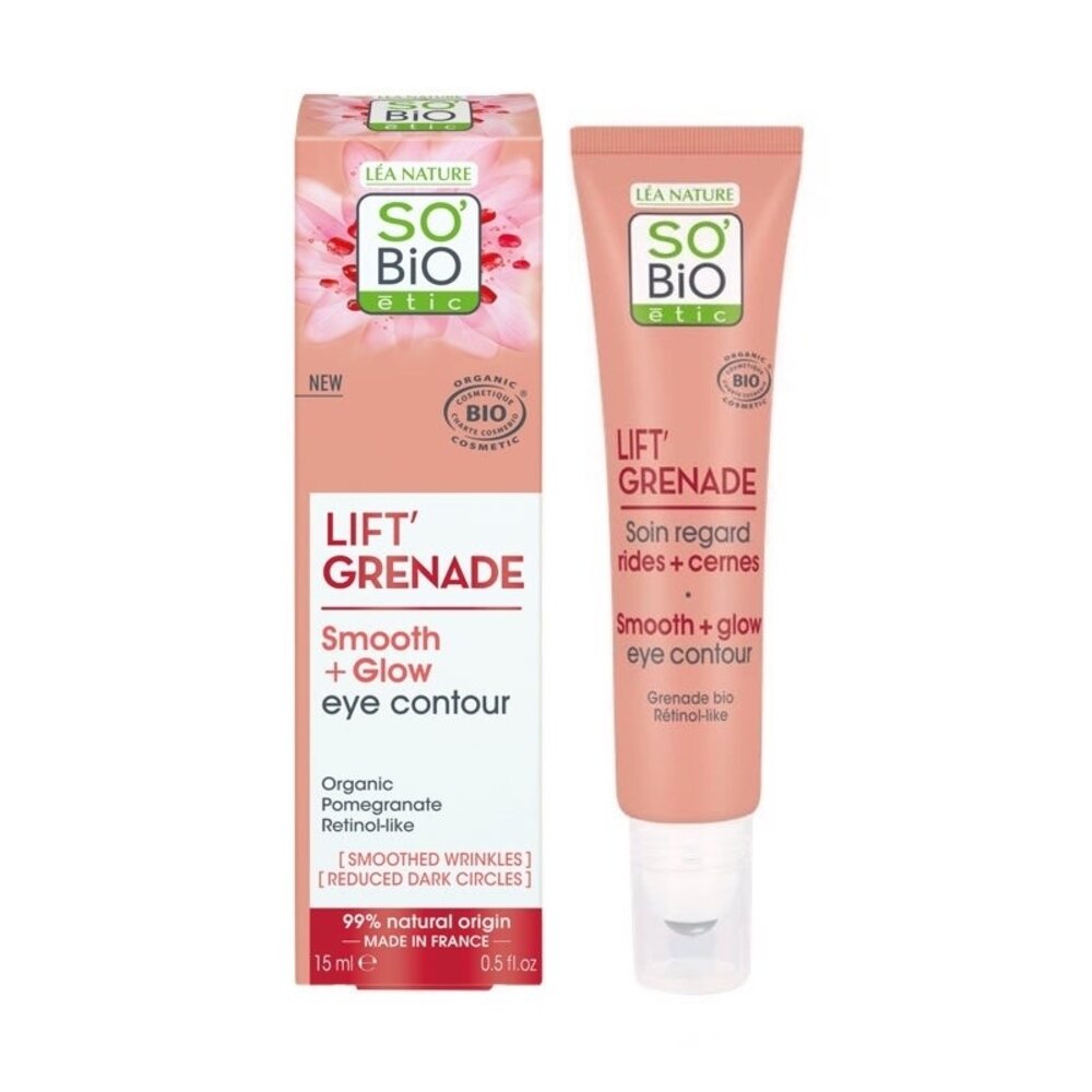 SO'BiO étic Lift Grenade Smooth & Glow Augenkonturcreme SO'BiO étic Lift Grenade Smooth & Glow Augenkonturcreme