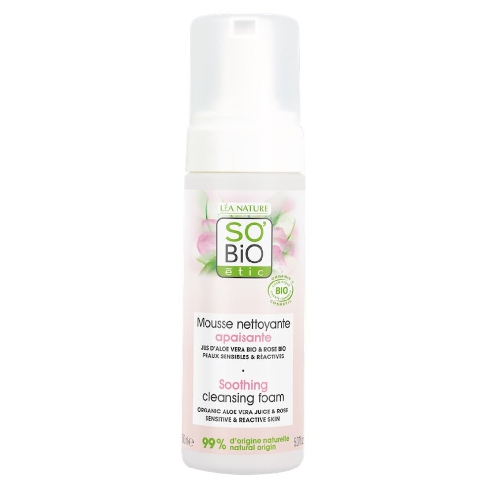 SO'BiO étic Hydra Aloe Vera beruhigender Reinigungsschaum SO'BiO étic Hydra Aloe Vera beruhigender Reinigungsschaum