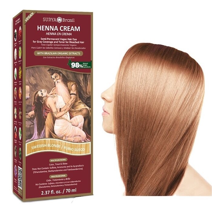 Surya Brasil Henna Cremefarben Schwedisch Blond Surya Brasil Henna Cremefarben Schwedisch Blond