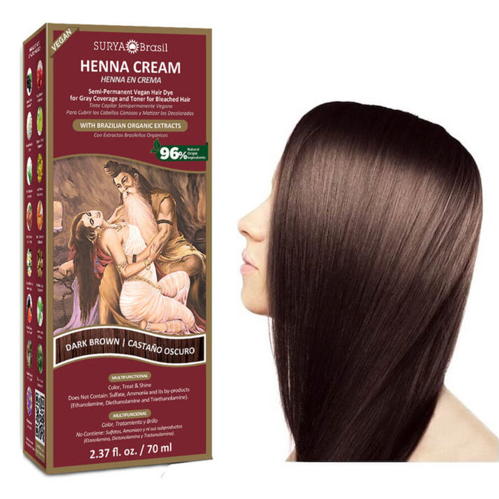 Surya Brasil Henna Cream Donkerbruin Surya Brasil Henna Cream Donkerbruin