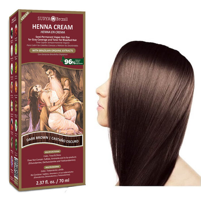 Surya Brasil Henna Cremefarben Dunkelbraun Surya Brasil Henna Cremefarben Dunkelbraun