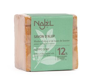 NAJEL Aleppo Olijfzeep 12% Laurierolie NAJEL Aleppo Olijfzeep 12% Laurierolie