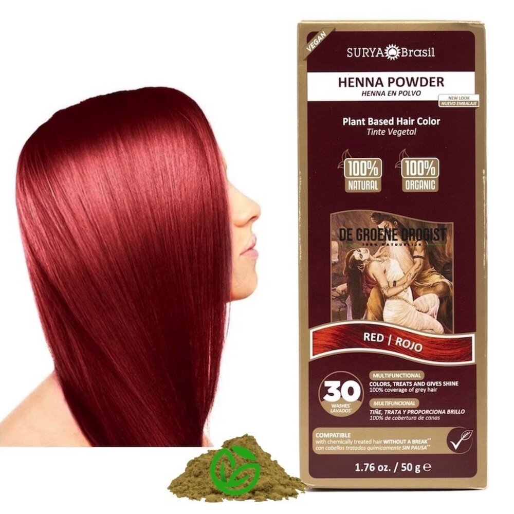 Surya Brasil Henna-Pulver Rot Surya Brasil Henna-Pulver Rot