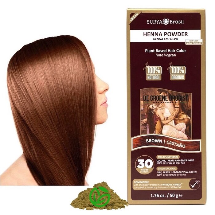 Surya Brasil Henna-Pulver braun Surya Brasil Henna-Pulver braun