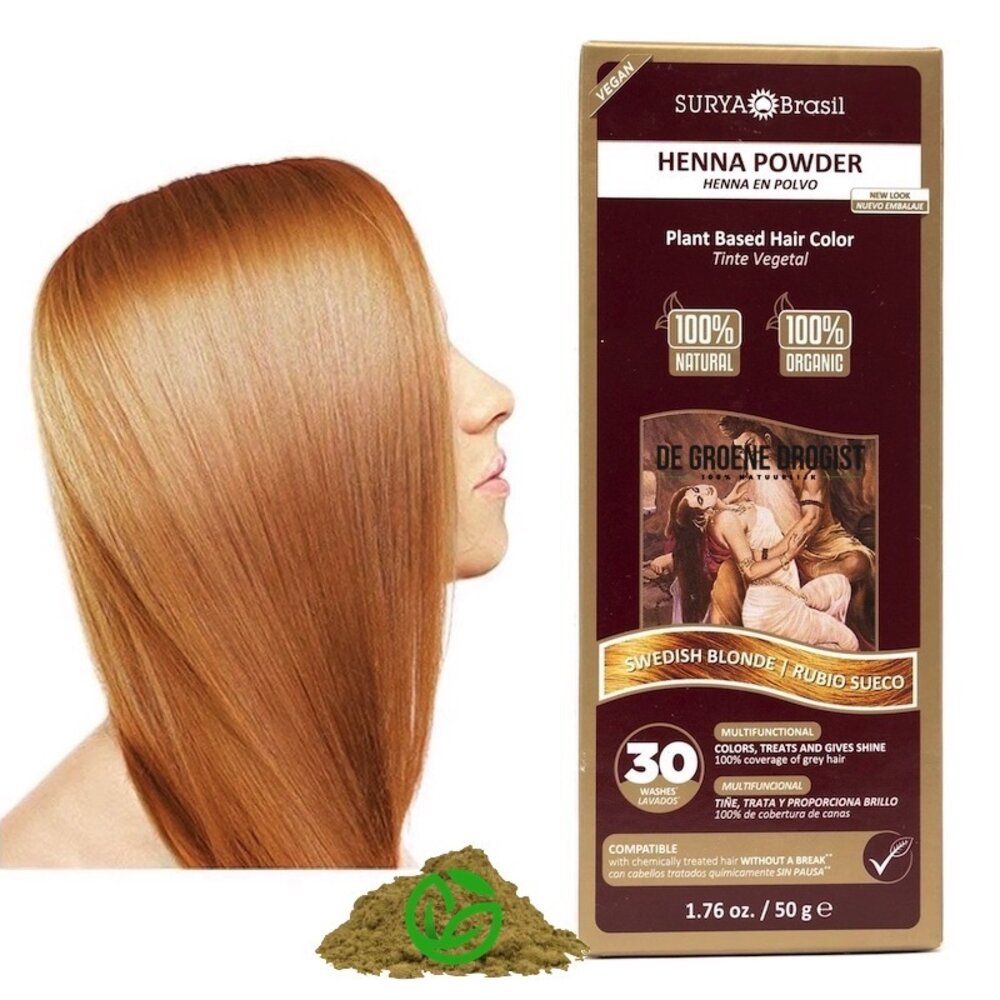 Surya Brasil Henna-Puder Schwedisches Blond Surya Brasil Henna-Puder Schwedisches Blond