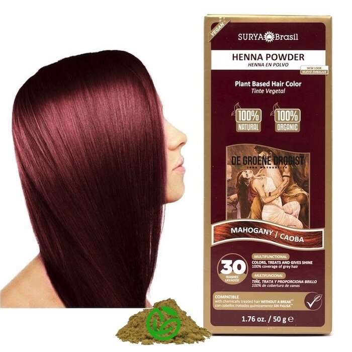 Surya Brasil Henna-Pulver Mahagoni Surya Brasil Henna-Pulver Mahagoni