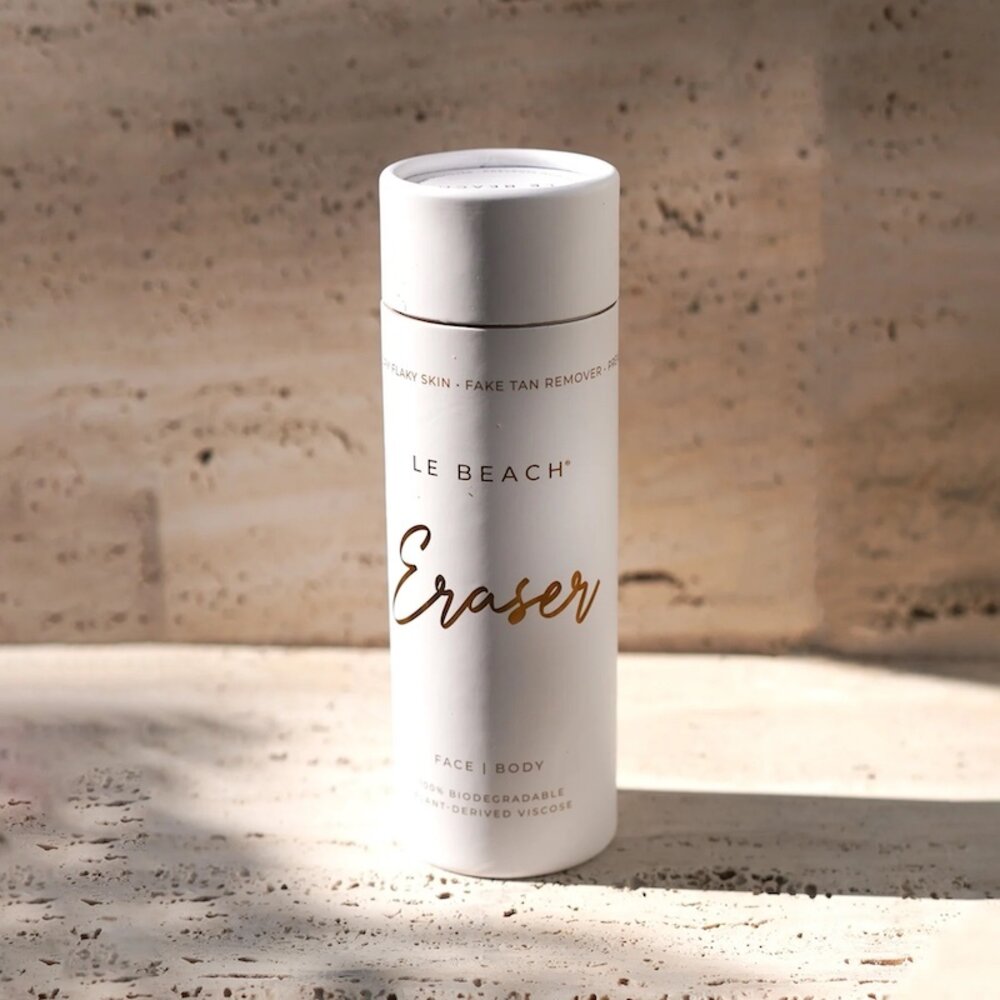 Le Beach Eraser Wet & Dry Body & Face Exfoliant Glove Le Beach Eraser Wet & Dry Body & Face Exfoliant Glove