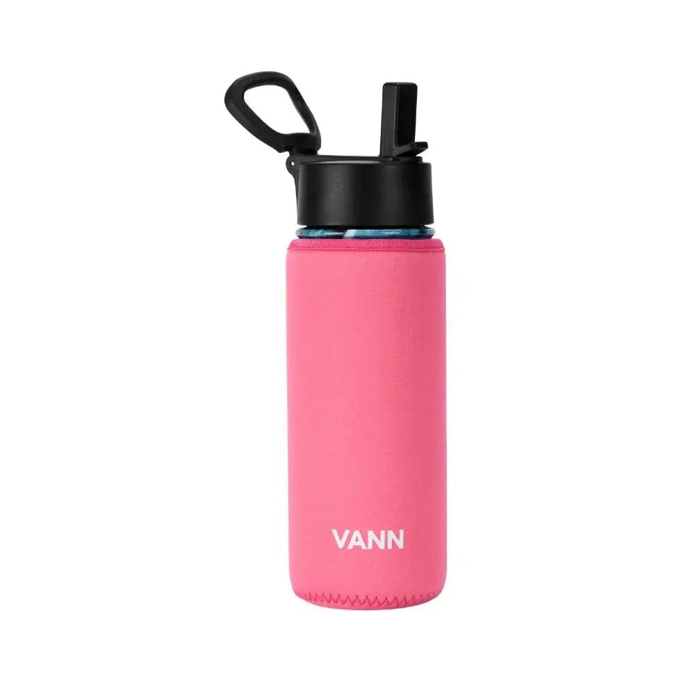 VANN Bescherm Sleeve Ultimate RVS Drinkfles Roze 500 ML VANN Bescherm Sleeve Ultimate RVS Drinkfles Roze 500 ML