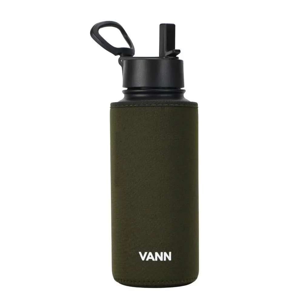 VANN Bescherm Sleeve Ultimate RVS Drinkfles Groen 1 Liter VANN Bescherm Sleeve Ultimate RVS Drinkfles Groen 1 Liter