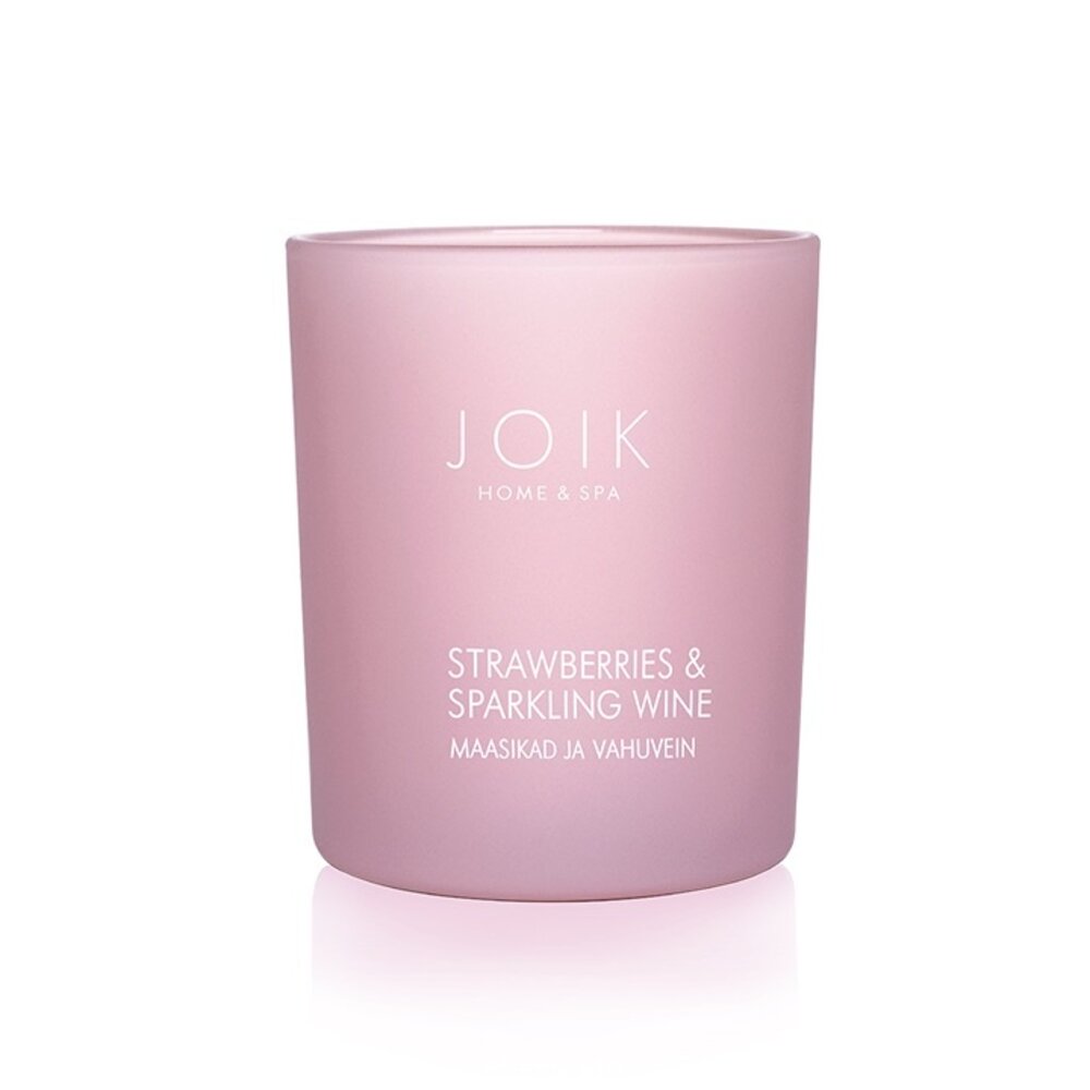 JOIK Geurkaars Rapeseed Wax Strawberries & Sparkling Wine JOIK Geurkaars Rapeseed Wax Strawberries & Sparkling Wine