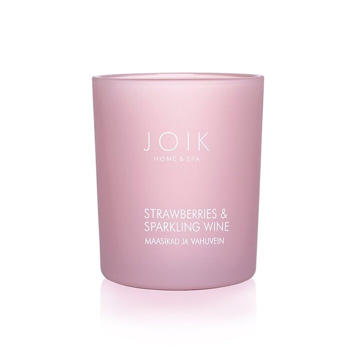 JOIK Geurkaars Rapeseed Wax Strawberries & Sparkling Wine JOIK Geurkaars Rapeseed Wax Strawberries & Sparkling Wine