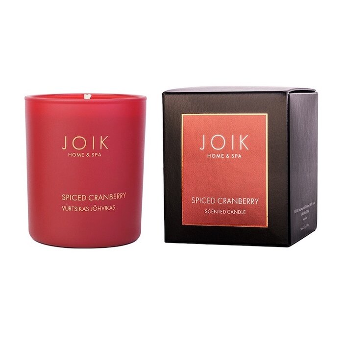 JOIK Duftkerze in Geschenkbox Rapswachs gewürzte Cranberry JOIK Duftkerze in Geschenkbox Rapswachs gewürzte Cranberry