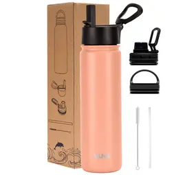 VANN Bottles Ultimate Stainless Steel Drinking Bottle Coral 650 ML VANN Bottles Ultimate Stainless Steel Drinking Bottle Coral 650 ML