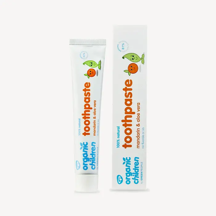 Green People Kids Toothpaste Mandarin & Aloë Vera without fluoride Green People Kids Toothpaste Mandarin & Aloë Vera without fluoride