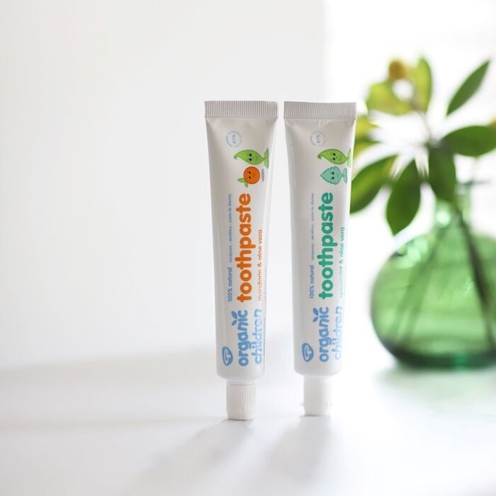 Green People Kids Tandpasta Spearmint & Aloe Vera zonder fluoride Green People Kids Tandpasta Spearmint & Aloe Vera zonder fluoride