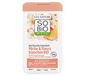 SO'BiO étic Duschgel Pfirsich & weiße Blumen SO'BiO étic Duschgel Pfirsich & weiße Blumen